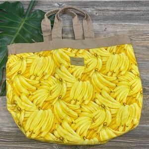 Karine Dupont banana canvas tote bag